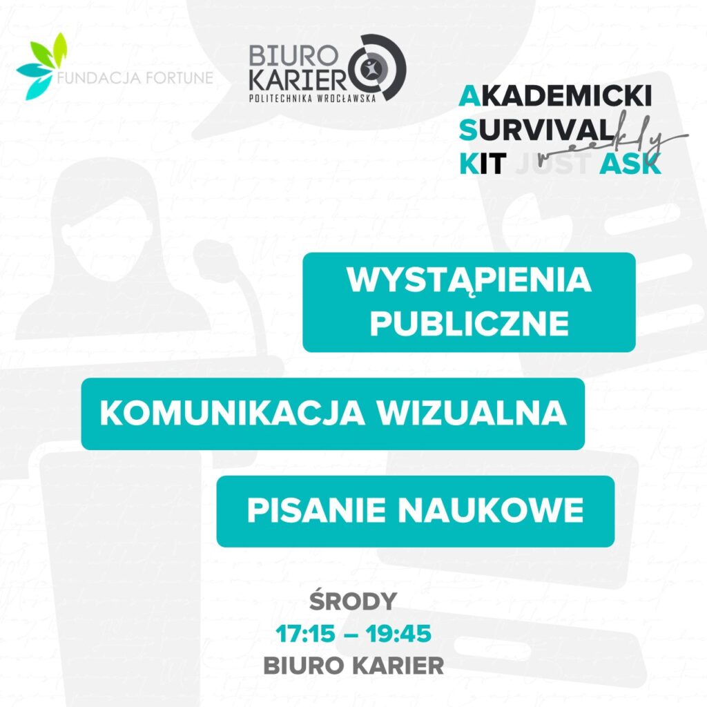 Skorzystaj z indywidualnego wsparcia dla studentów i doktorantów w rozwijaniu kompetencji akademickich i okołonaukowych